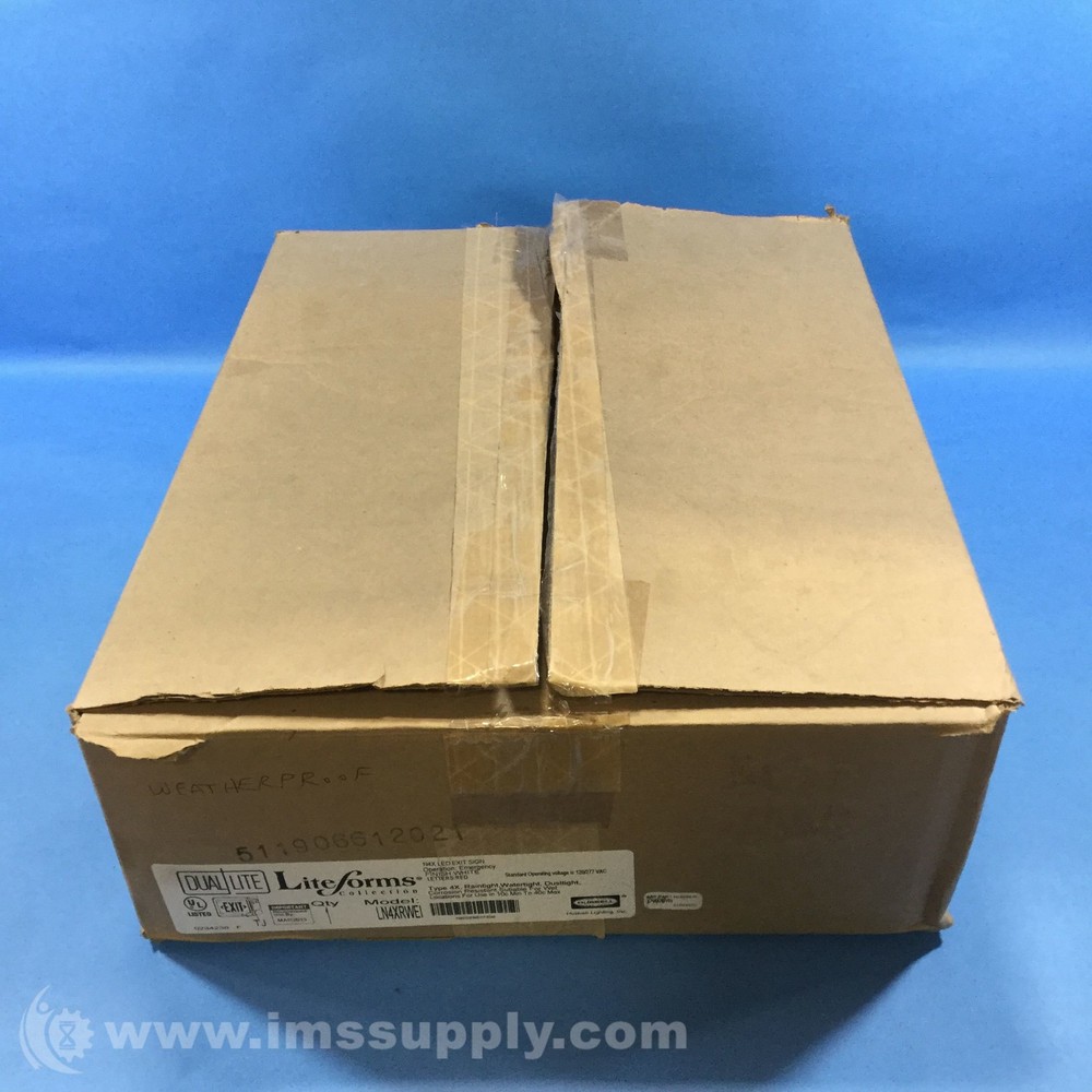 Hubbell Lighting LN4XRWEI Exit Sign FNOB