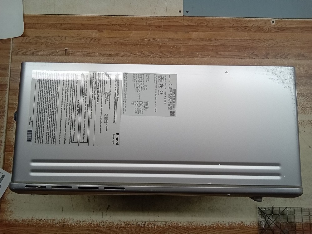 Rinnai RE199eP Outdoor Tankless Water Heater 199K BTU Propane Gas FOR PARTS