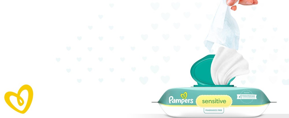 Ppers Baby Wipes Sensitive Perfume 7X Refill Pas