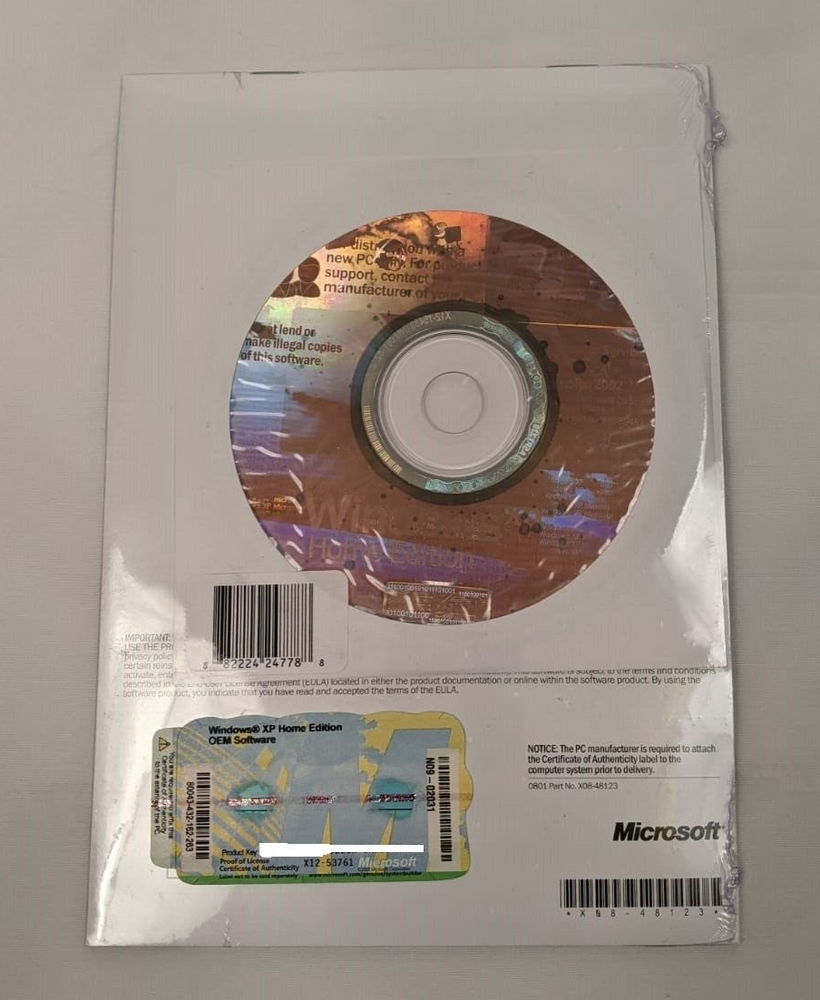 MICROSOFT WINDOWS XP HOME FULL w/SP2 OPERATING SYSTEM OS MS WIN =NEW & SEALED=