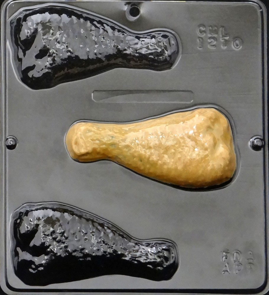 Chicken Drumstick Chocolate Candy Mold   1270 NEW