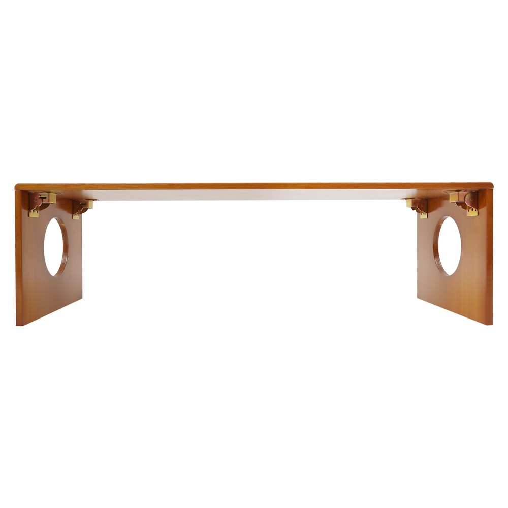 Folding Coffee Table Foldable Low Coffee Table Bamboo Floor Table Desk for Bed