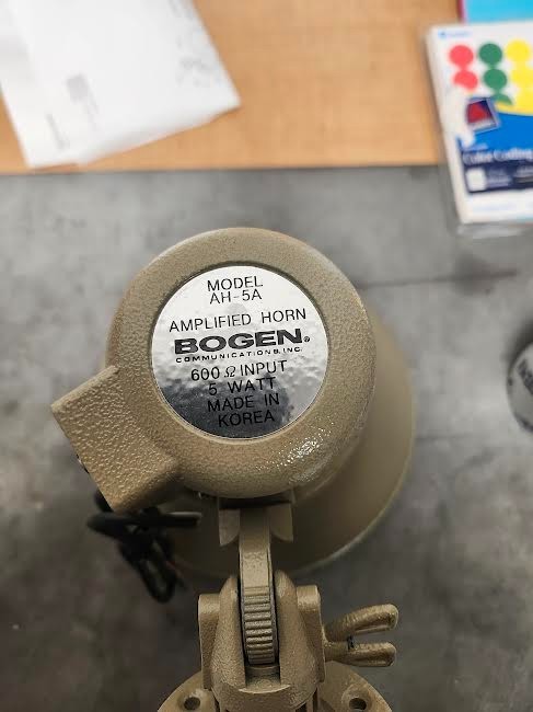 Bogen AHS-A Horn Speaker Self-Amplified
