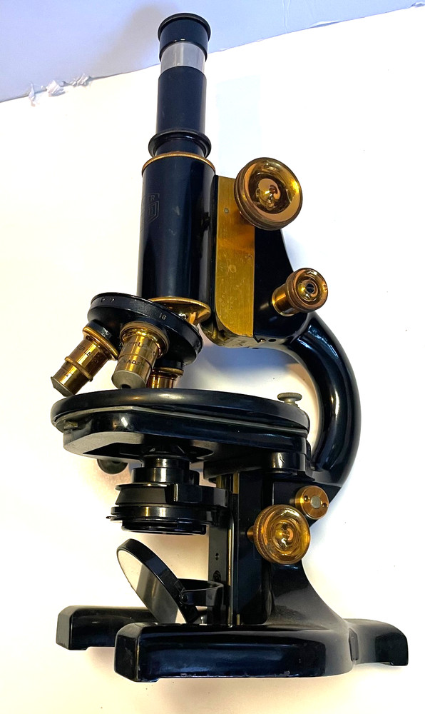 Antique 1900s Spencer Buffalo & Co Microscope/ Box