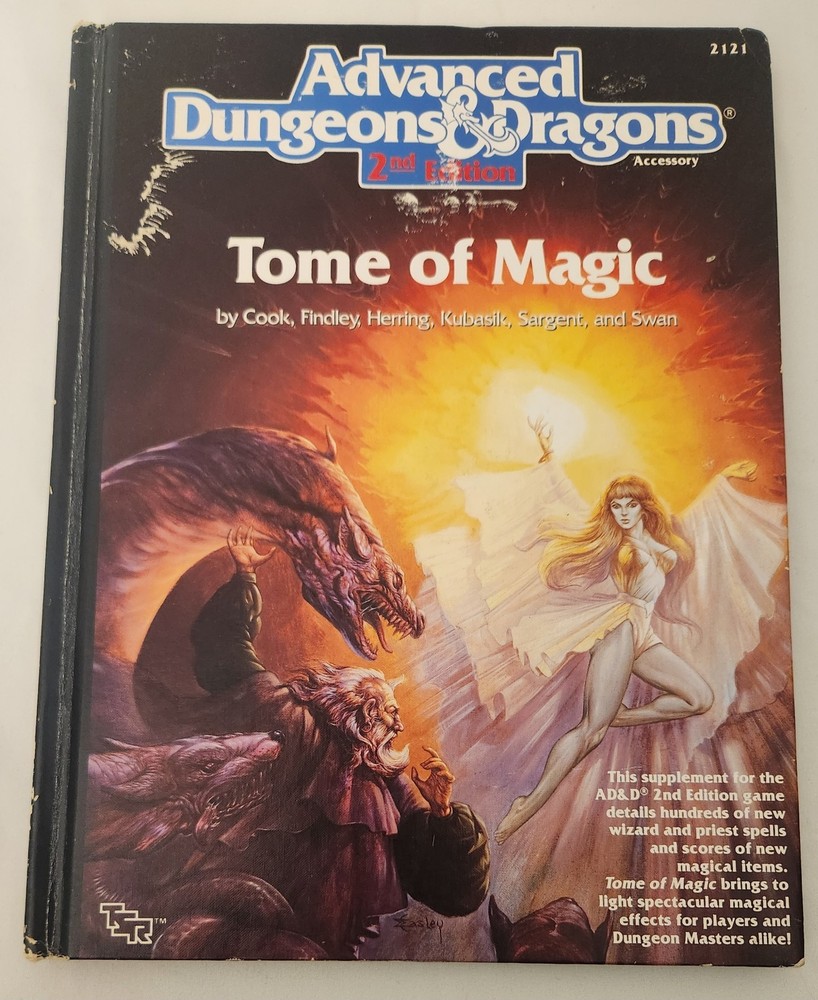 ADVANCED DUNGEONS & DRAGONS TOME OF MAGIC 2nd EDTION 1991