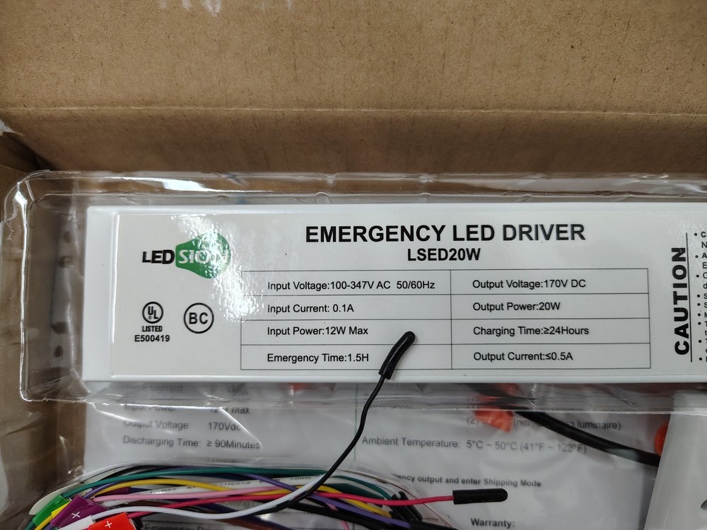 LED Emergency Backup Driver 20W Emergency Time