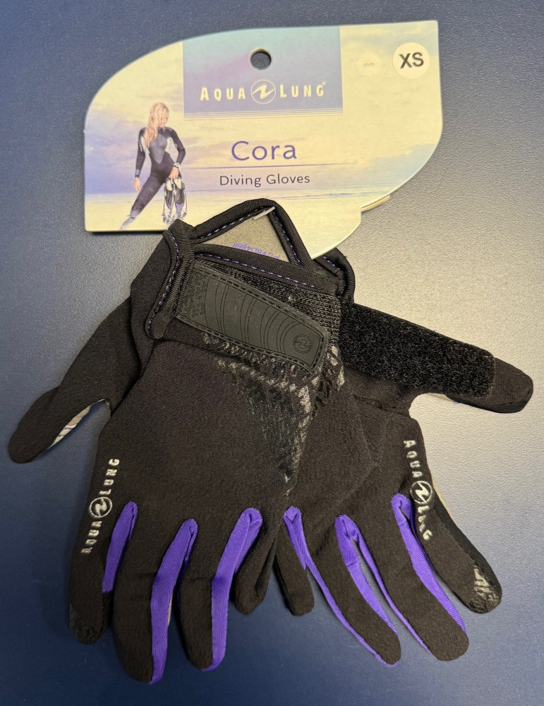Aqualung CORA Dive Gloves Size XS New Open Box