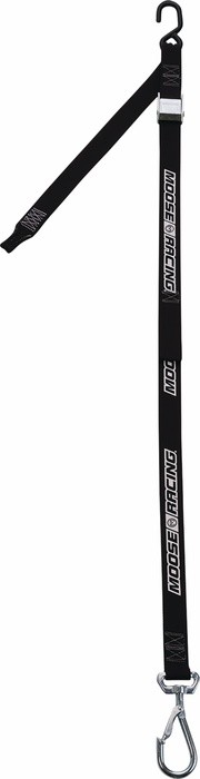 Moose Tie-Down Straps With Swivel Hook 1.5"W Black