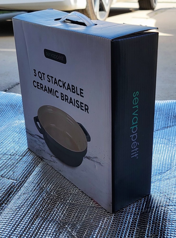Servappétit 3QT STACKABLE CERAMIC BRAISER