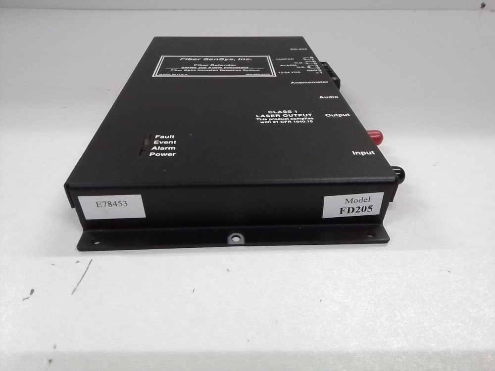 FIBER SENSYS DEFENDER SERIES 200 Perimeter ALARM PROCESSOR FD205