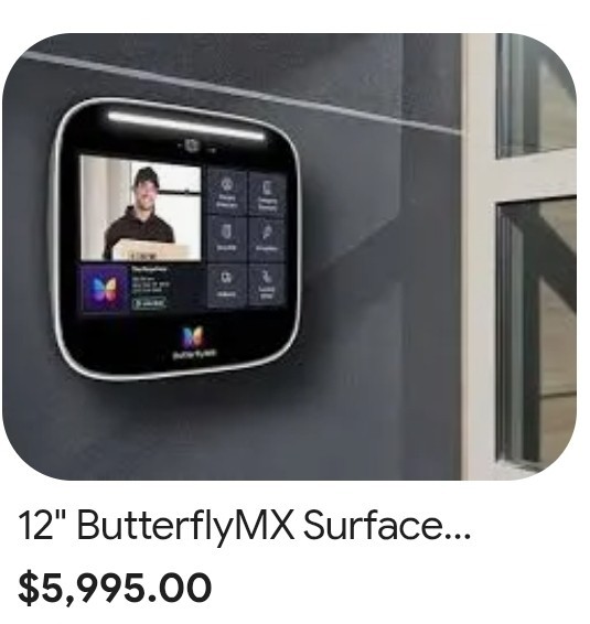 Butterfly MX intercom building security monitoring system