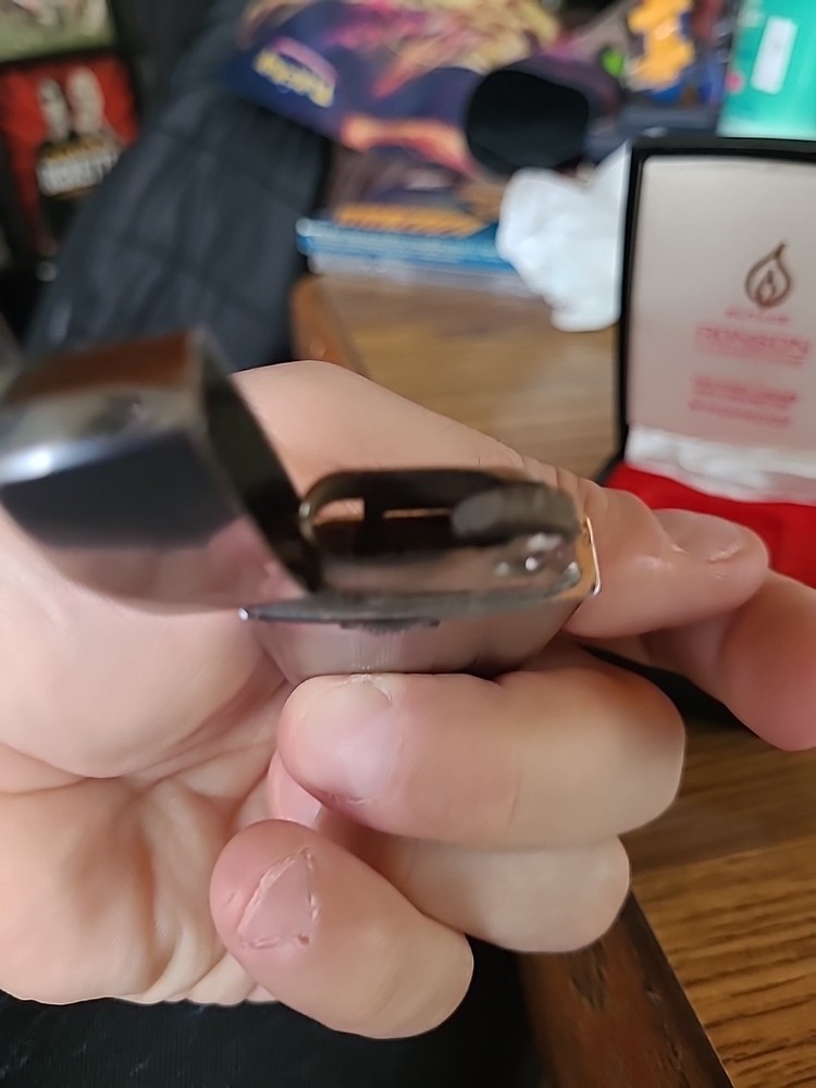 Vintage RONSON VARAFLAME Lighter Engraved Original Case