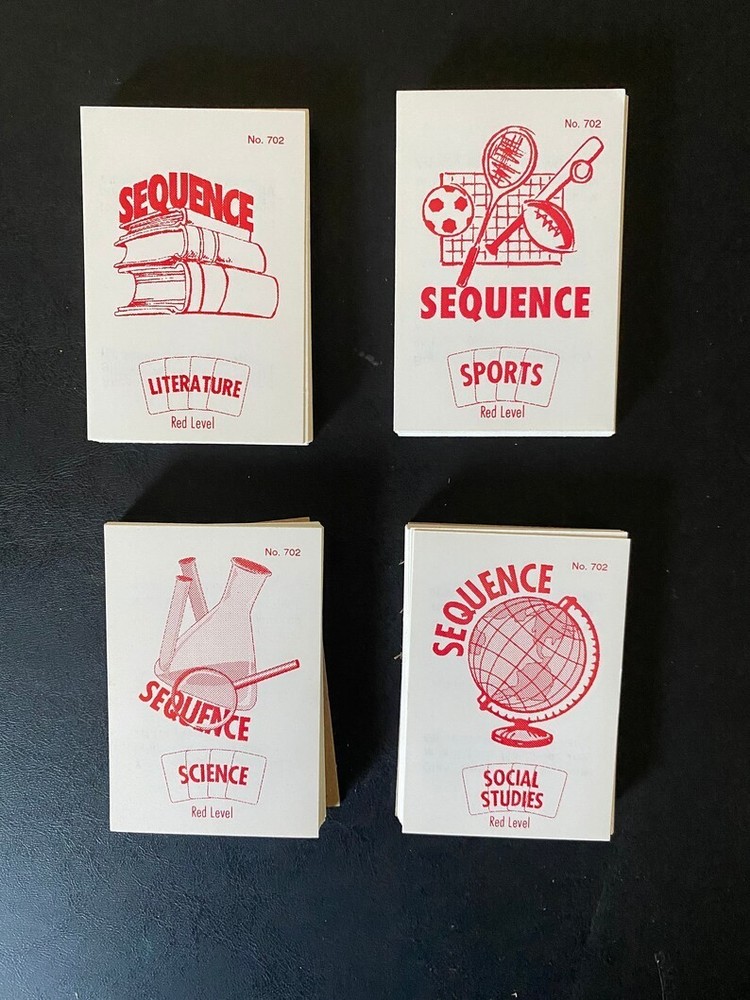 SEQUENCE Red Level Edition - A Reading Comprehension Card Game