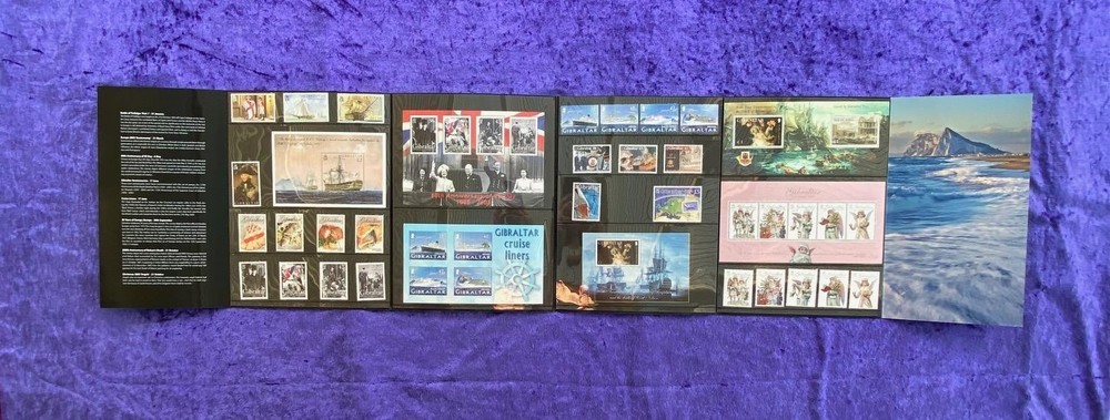 Gibraltar 2005 year stamp mini sheet year book
