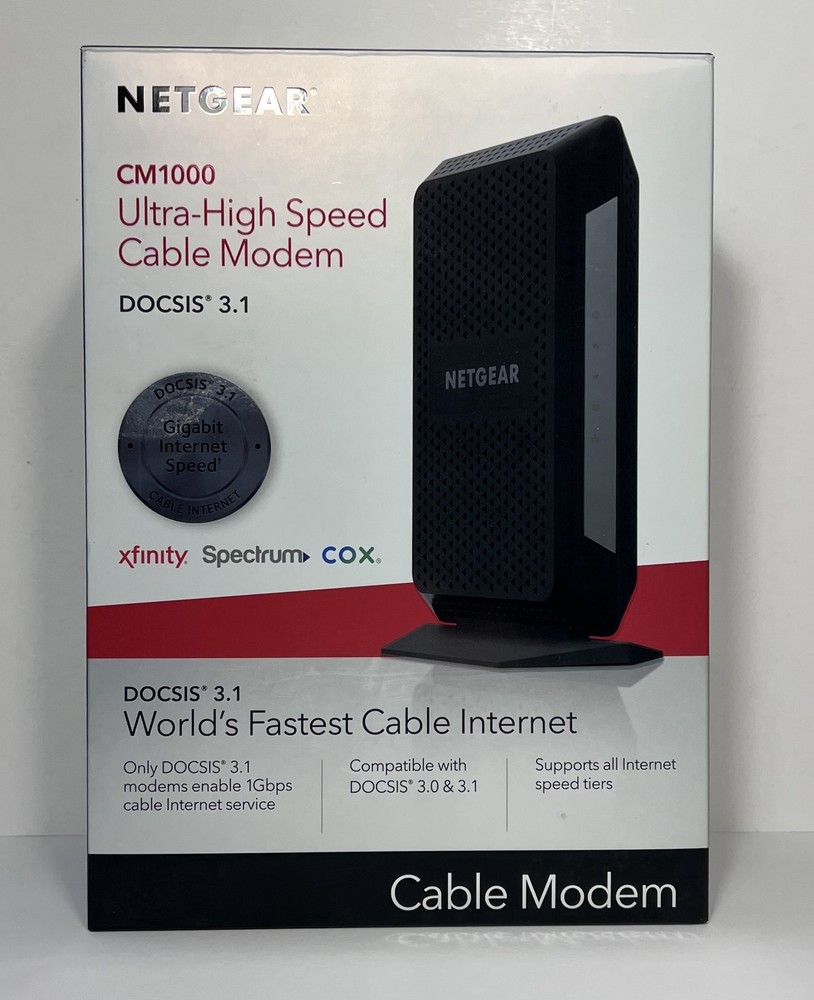 NETGEAR CM1000 DOCSIS 1000Mbps Cable Modem
