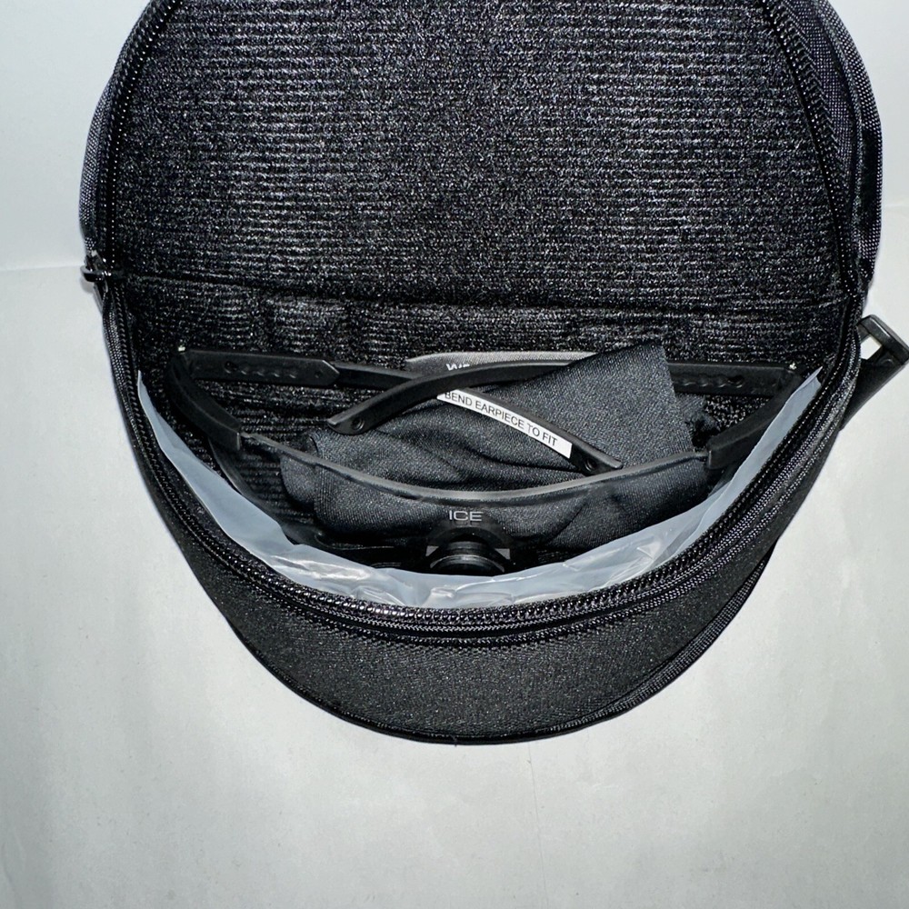 ESS ICE Eyeshield Ballistic Shooting Sunglasses Bendable Black Frame