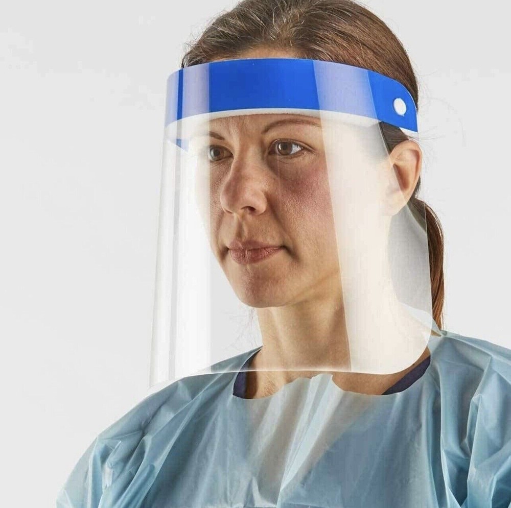 10 Pack FACE SHIELD Splash Protector w/ Foam Headband