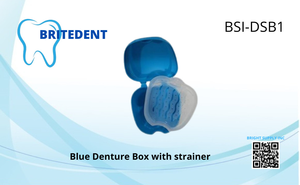 Denture Box with strainer Storage Case Mouthguard Teeth box