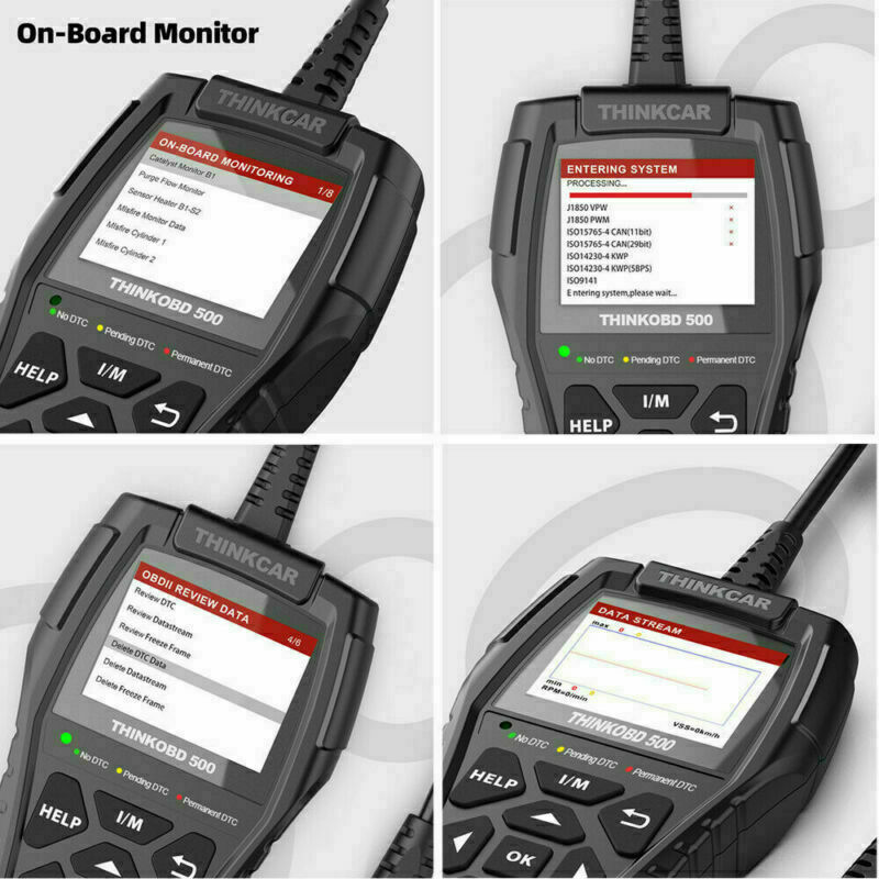 Automotive Car OBD2 Scanner OBDII Code Reader Check Engine Fault Diagnostic Tool