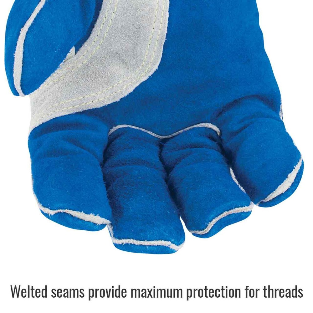 Black Stallion 320 CushionCore Split Cowhide Stick Welding Gloves Medium