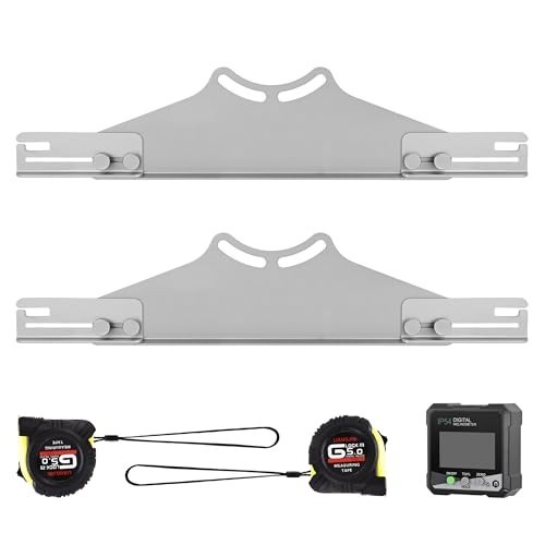 Toe Alignment Tool with 2 Tape Measures & Digital Angle Finder - Accurate Wheel