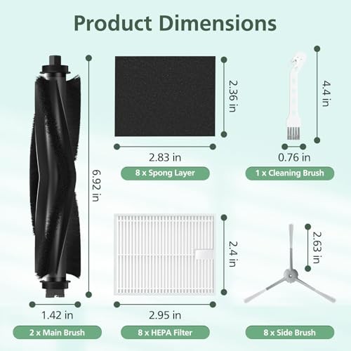19 Pack Replacement Accessories kit Compatible L60 Replacement Parts - 19 Pack