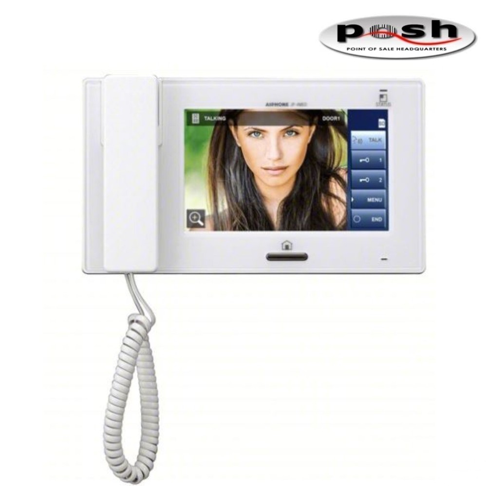 NEW – Aiphone JP-4MED Hands-Free Master Station – 7" Touchscreen Video Intercom