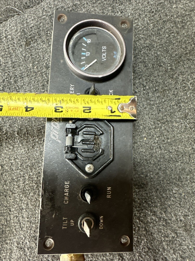 ProCraft Bass Boat Front Flush Mount Switch Trolling Motor Control Panel