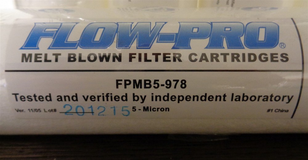 5pk Flow-Pro FPMB5-978 5-Micron Filter Cartridges