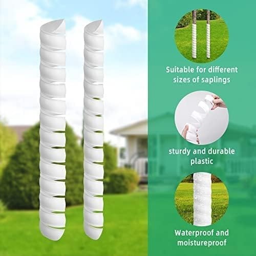 Tree Trunk Protector 8 Pcs - Spiral Tree Guard Set