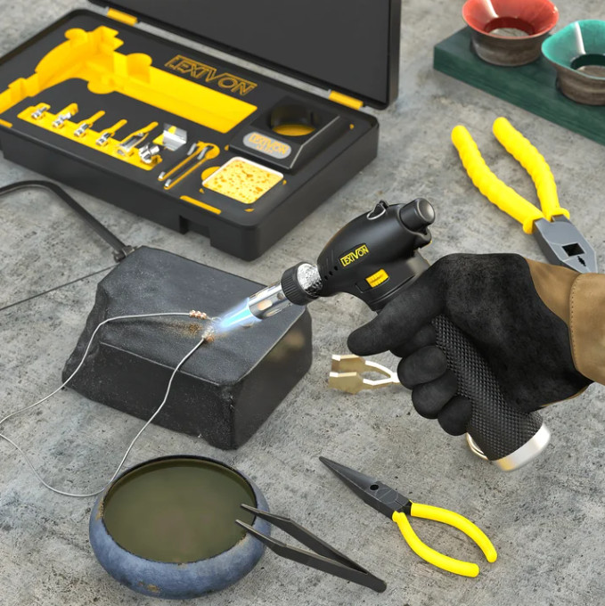 LEXIVON Torch Multi-Function Kit | Pro Grade 125-Watt Equivalent (LX-771)