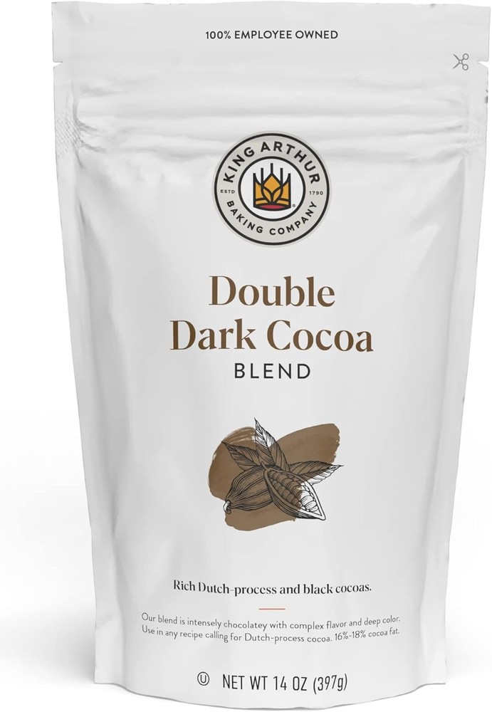 King Arthur Double Dark Cocoa Powder Blend,  for Baking