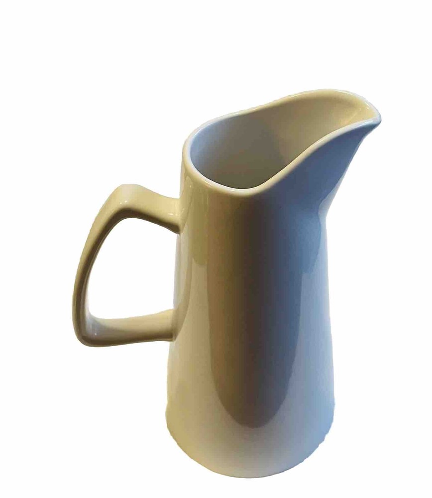 Samba Stoneware White Ceramic Pitcher Teapot 12"x 6.5” Dinner Tableware Coffee