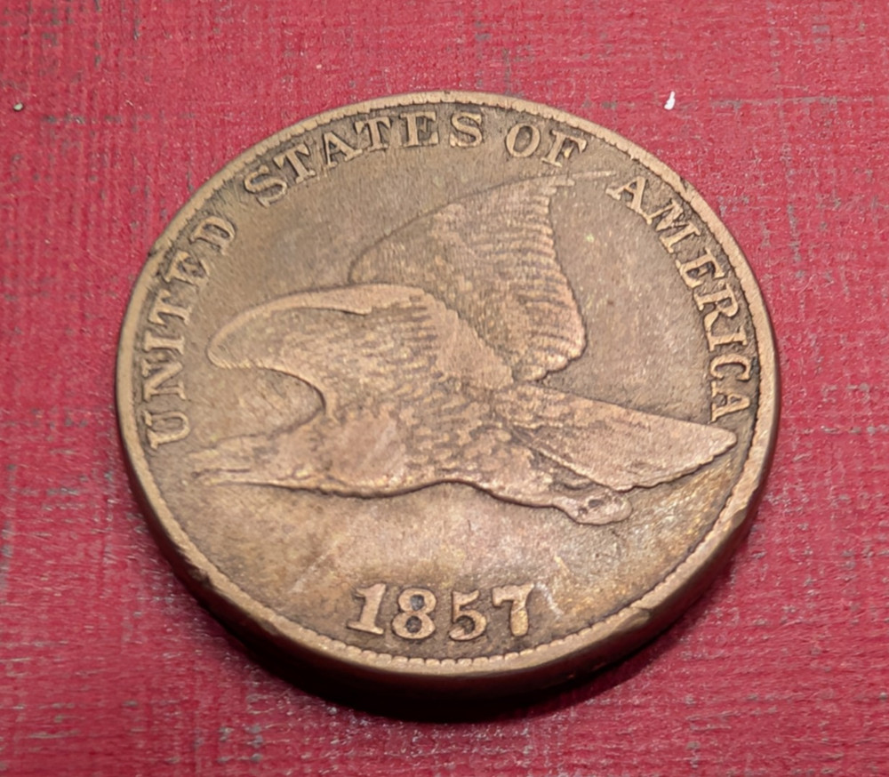 1857 Flying Eagle Cent VF 260409