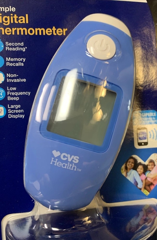 Temple Digital Thermometer For All Ages 6 Second Reading,