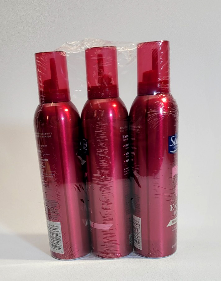 Suave EXTRA HOLD Mousse Level 7 Hold 9oz ( 3 pack )