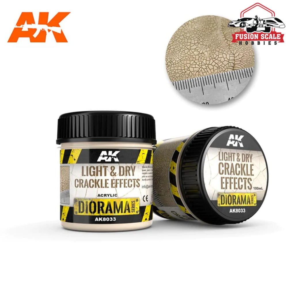 AK Interactive Light & Dry Crackle Effects 100ml