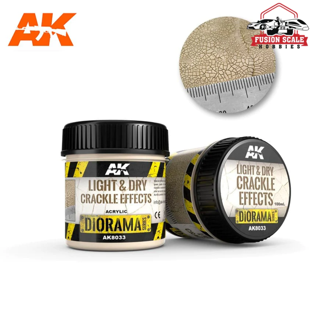 AK Interactive Light & Dry Crackle Effects 100ml