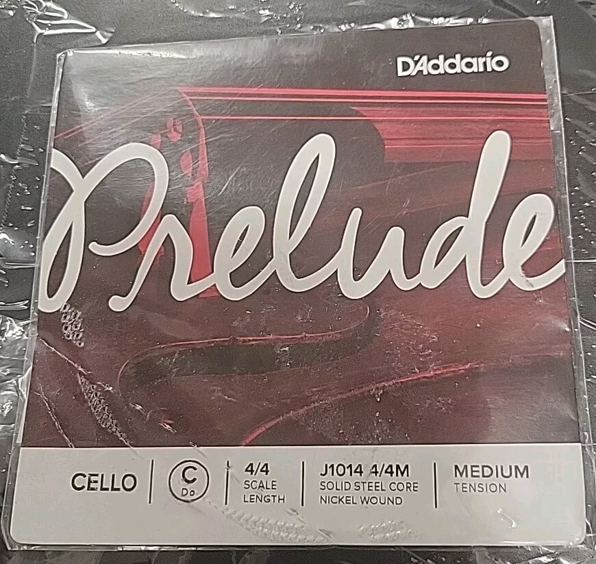 Prelude 4/4 scale length Cello C String Medium tension