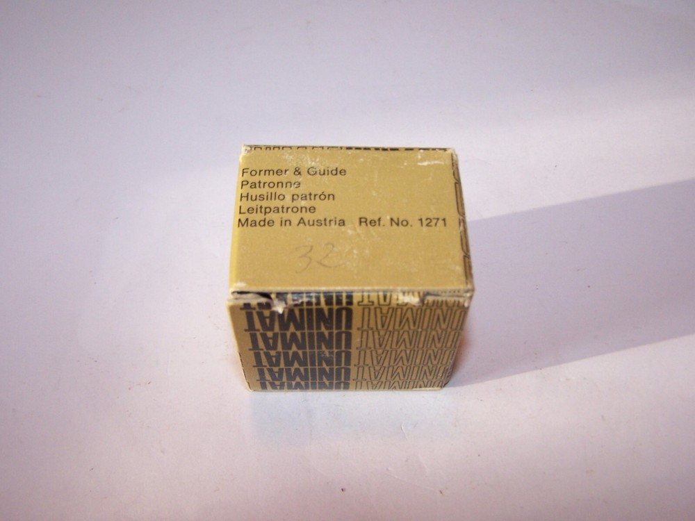 UNIMAT Thread Pattern #1271, Size 32 G, NOS, fits Threader #1270, Austria, #P386