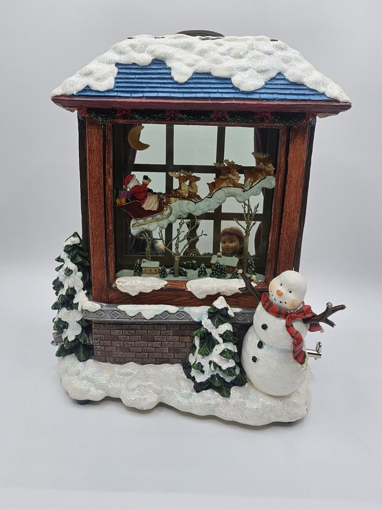Kirkland windowpane waterglobe (Snowman) Read Description