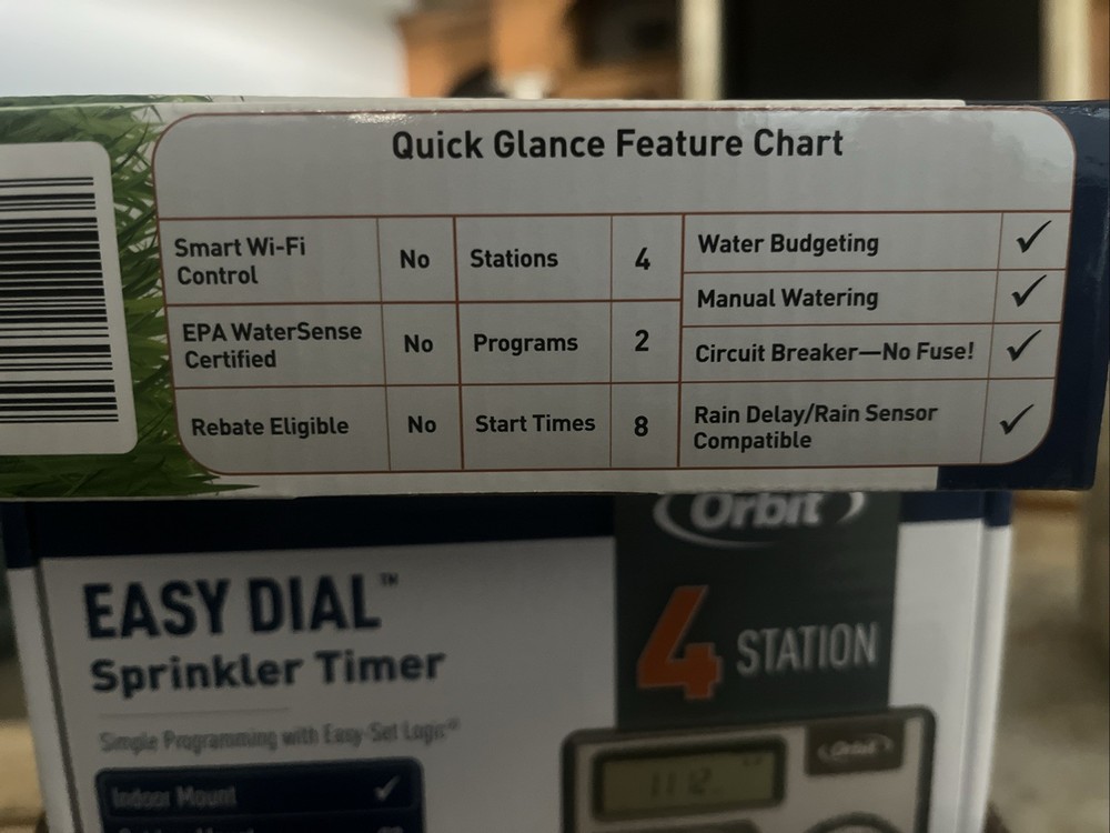 Orbit 4 Station Sprinkler Timer