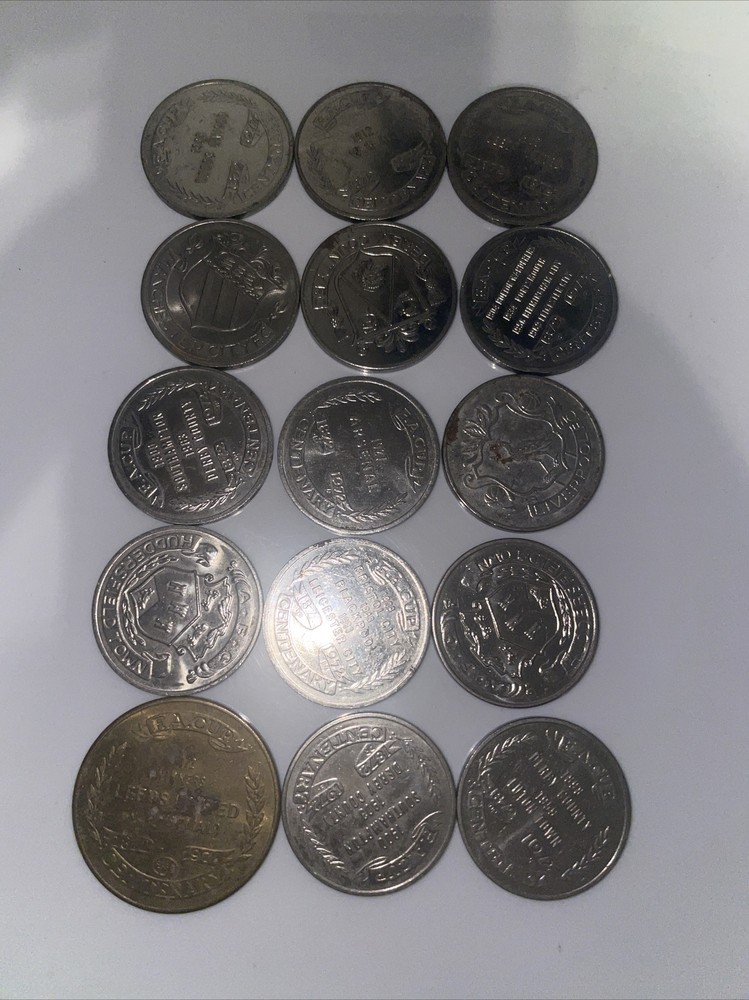 15 Mixed F.A. Cup  Centenary  Tokens