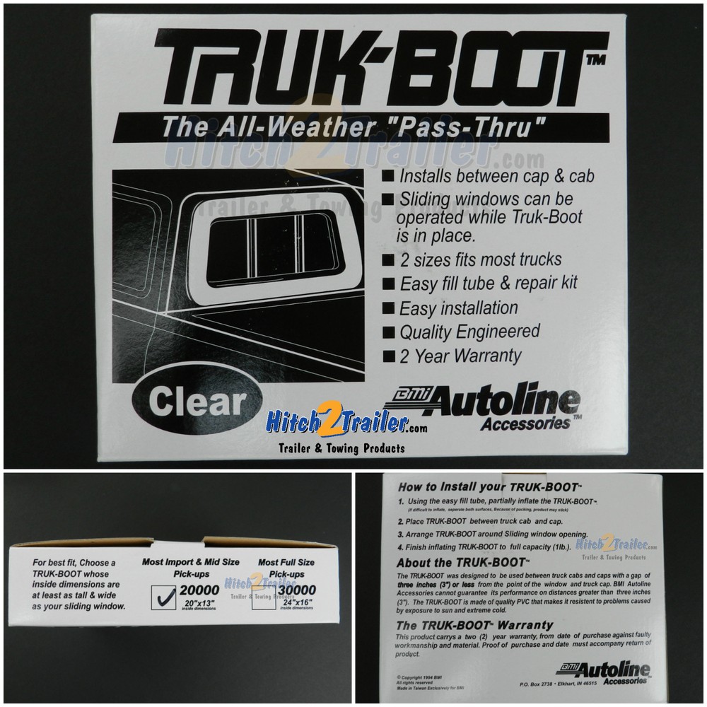 Auto Line Truk inflatable Boot Camper Shell Topper Cap Seal Mid Size import 2000