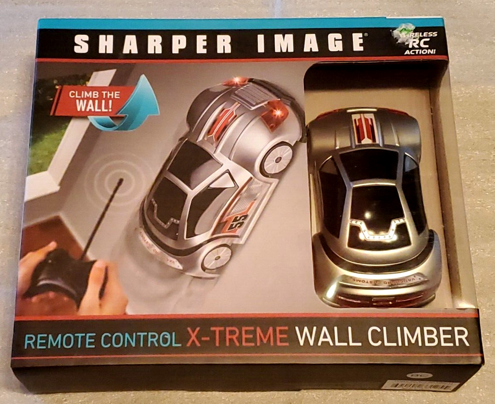 Remote Control X-Treme Wall Climber Car Sharper Image NIB
