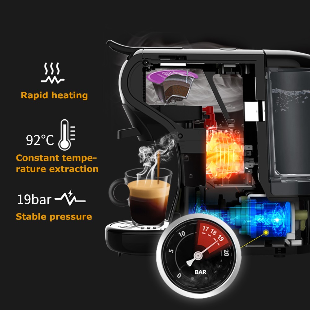 HiBREW 4-in-1 Automatic Coffee Machine Multiple Capsule System Hot & Cold Coffee