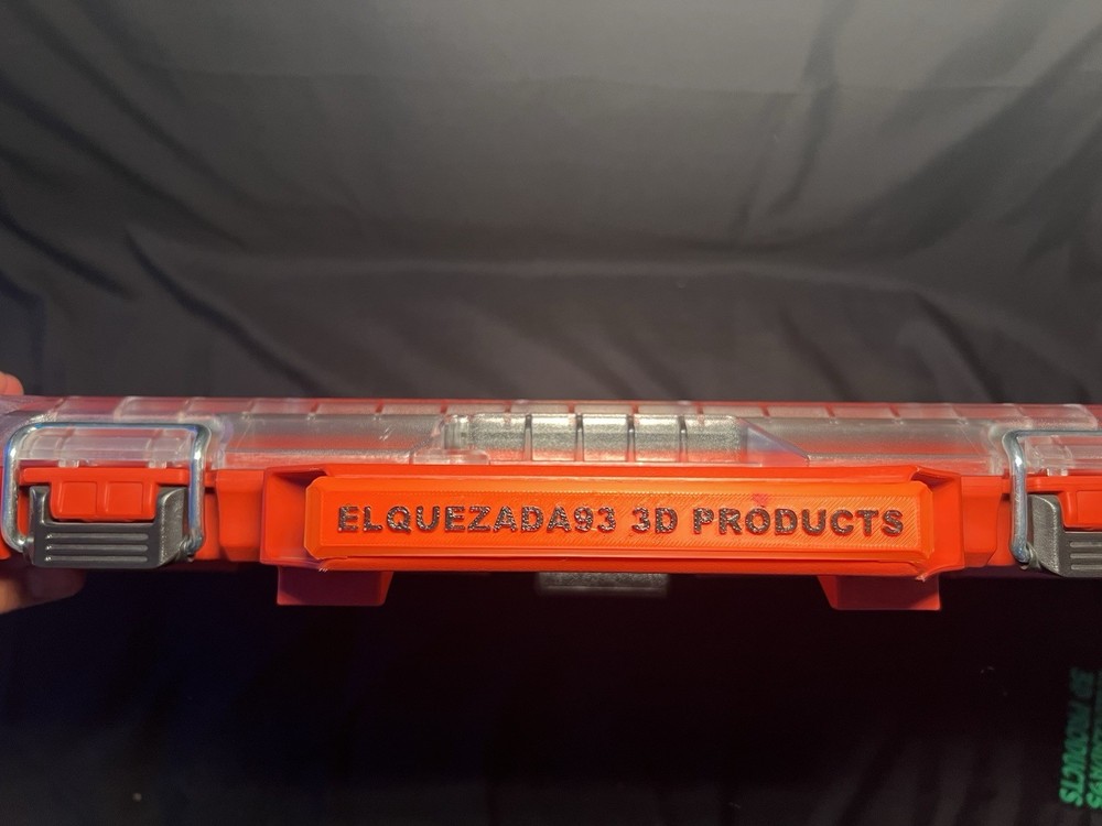 Milwaukee Packout Low Profile Custom Handle label