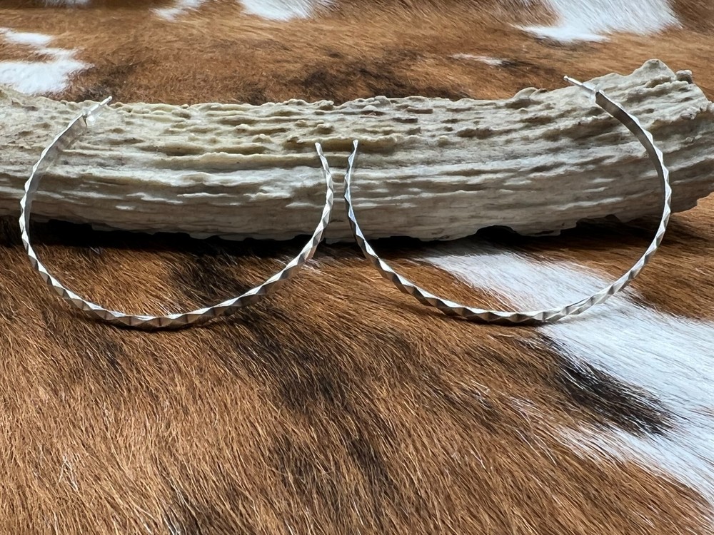STERLING SILVER ~ HOOP ~ EARRINGS