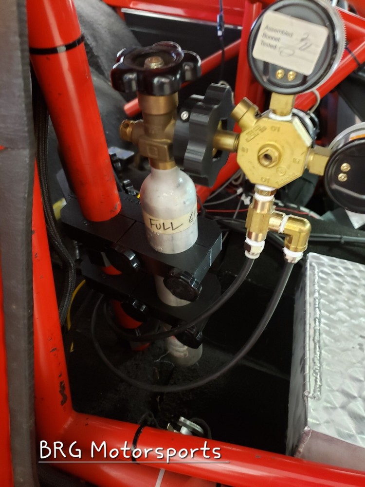 C02 Bottle Mount Clamp Kit 10 oz (2" diameter)