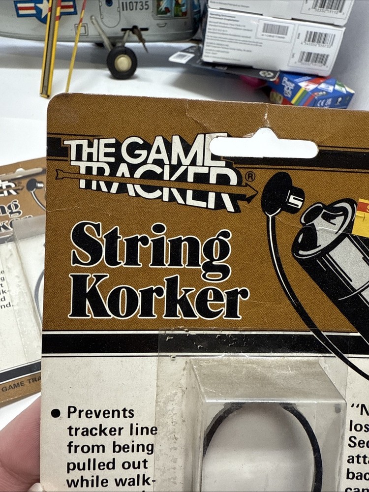 The Game Tracker String Korker Prevents Tracker Line From Being Pulled Out RARE